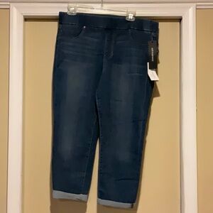 NWT Liverpool Mirabella Capri Skinny jean Lanier mid color